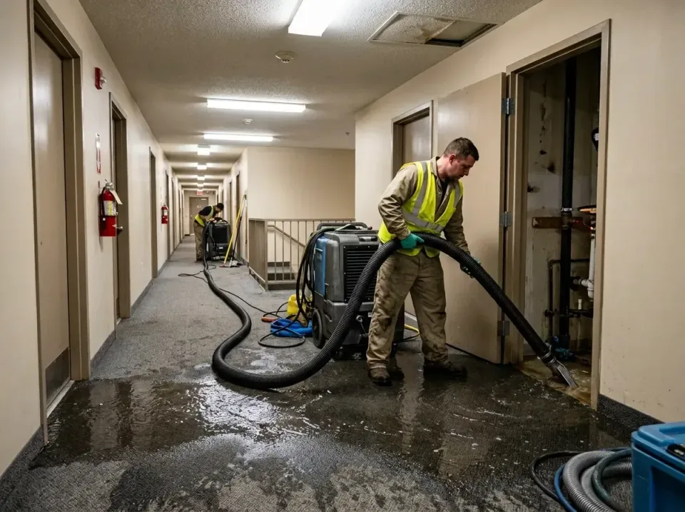 multi-unit-apartment-hallway-f-005 — frequently asked questions, Emergency Burst Pipe Water Extraction & Removal in Madras,…